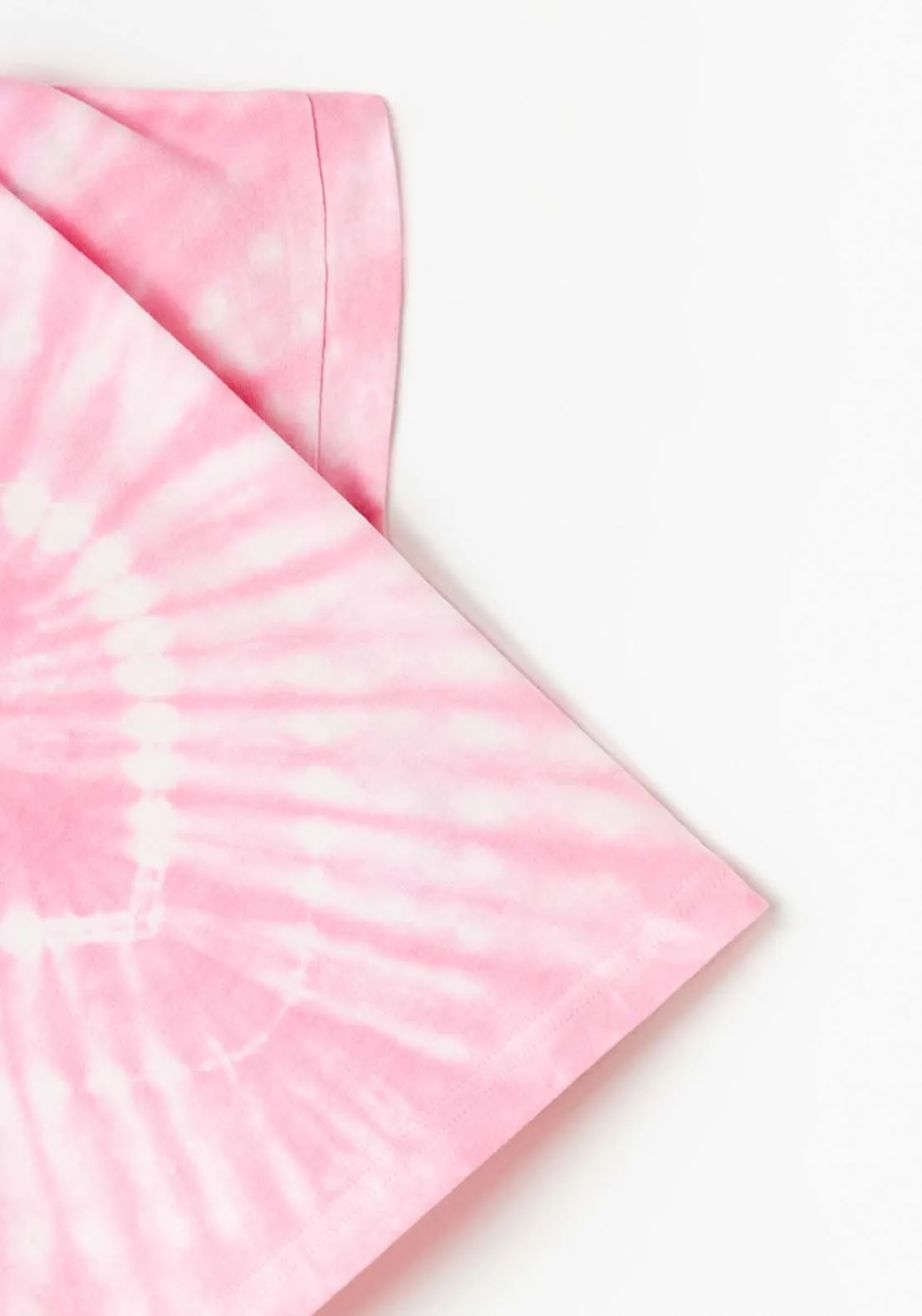 Tie Dye Love Heart T-Shirt - Pink