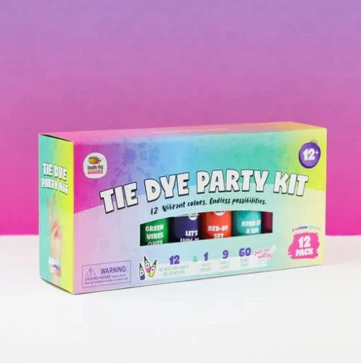 Tie Dye Party Kit - (12-Pack) | Doodle Hog