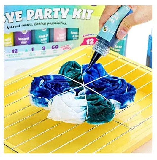 Tie Dye Party Kit - (12-Pack) | Doodle Hog