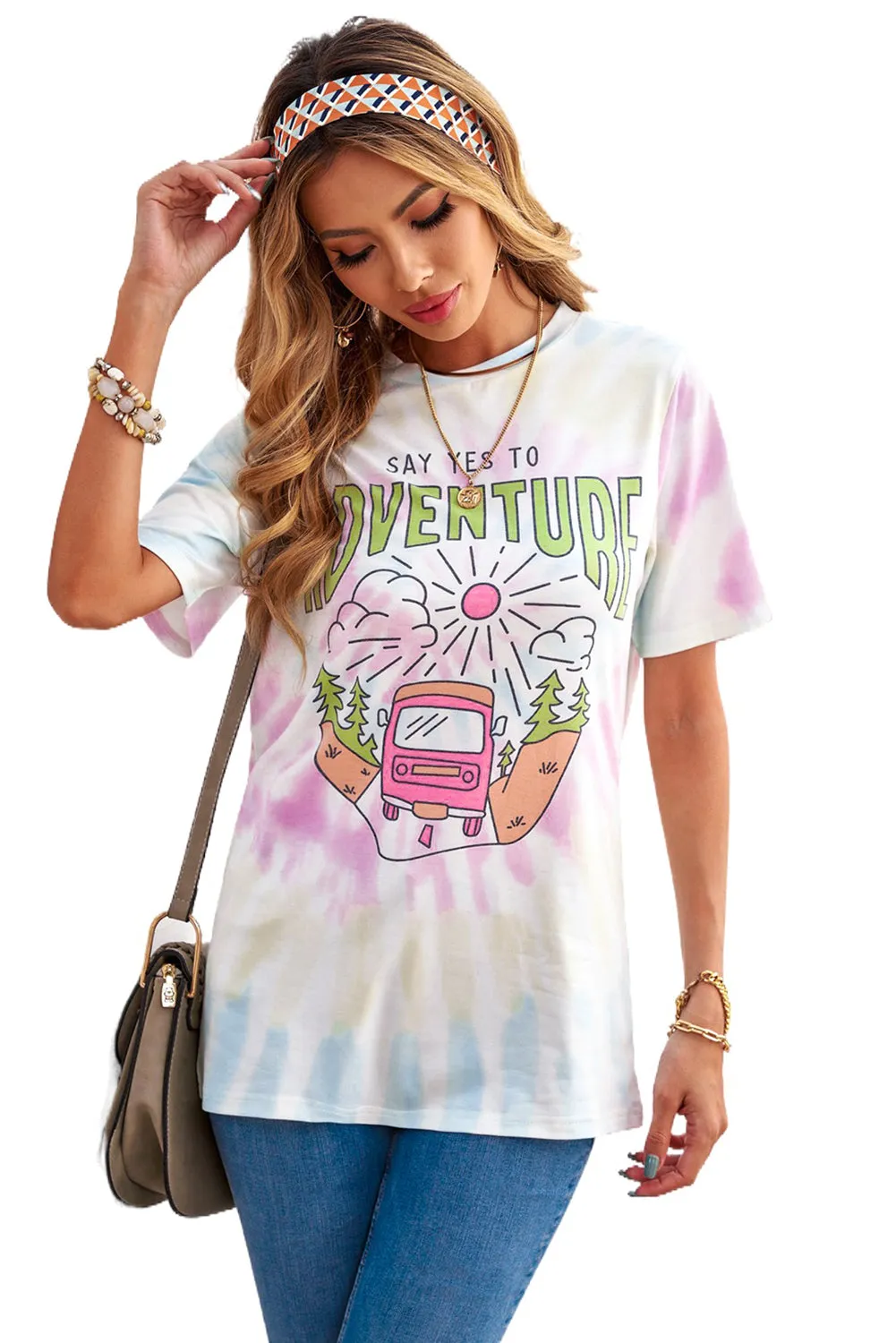 Tie-dye Print Tee