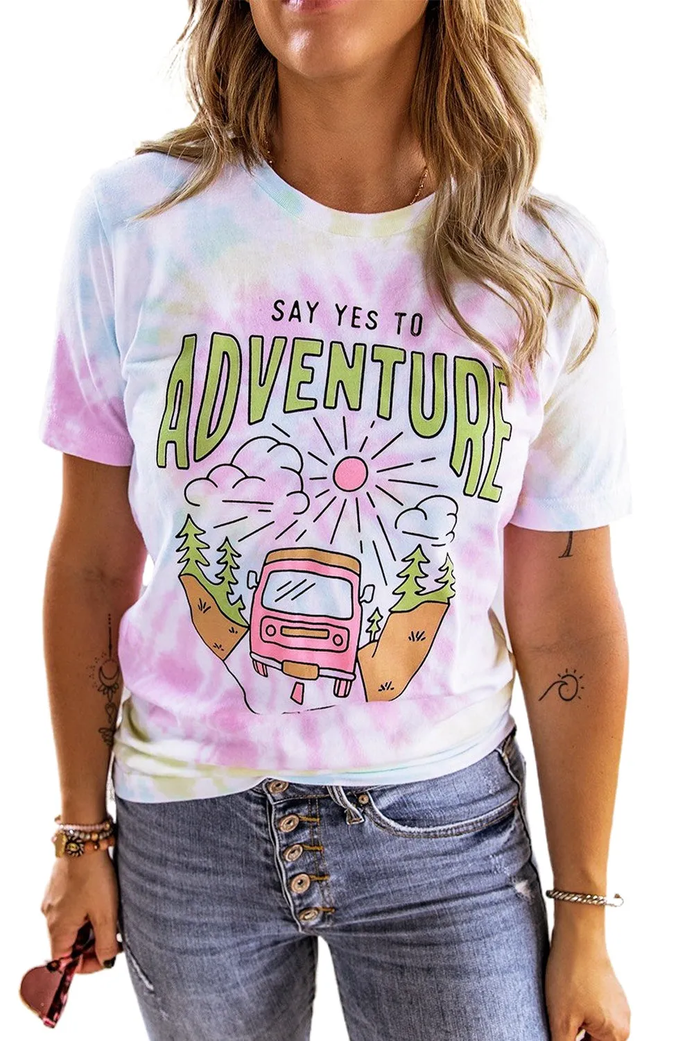 Tie-dye Print Tee