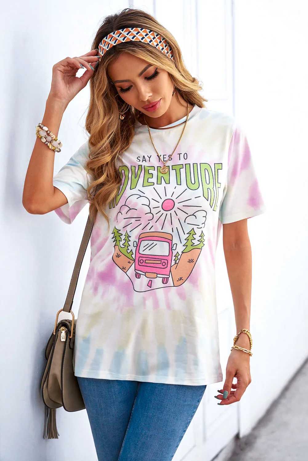 Tie-dye Print Tee