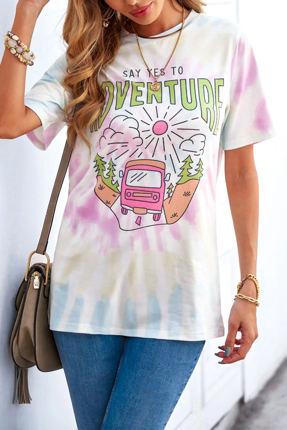 Tie-dye Print Tee