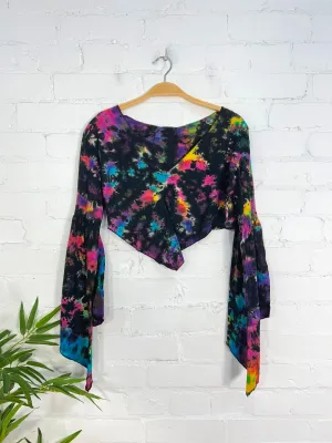 Tie Dye Sleeveless Tassel Top