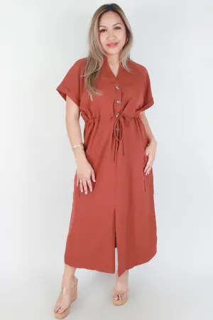 TIE WAIST MAXI DRESS