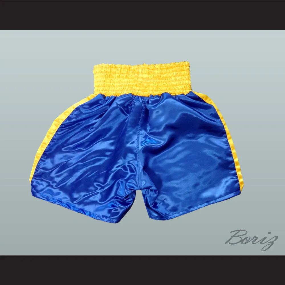 Tommy 'The Hitman' Hearns Blue Boxing Shorts