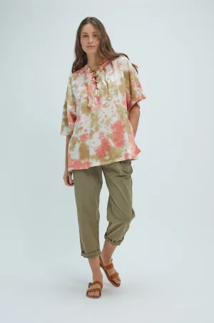 Top Abraho - Green Pink Td