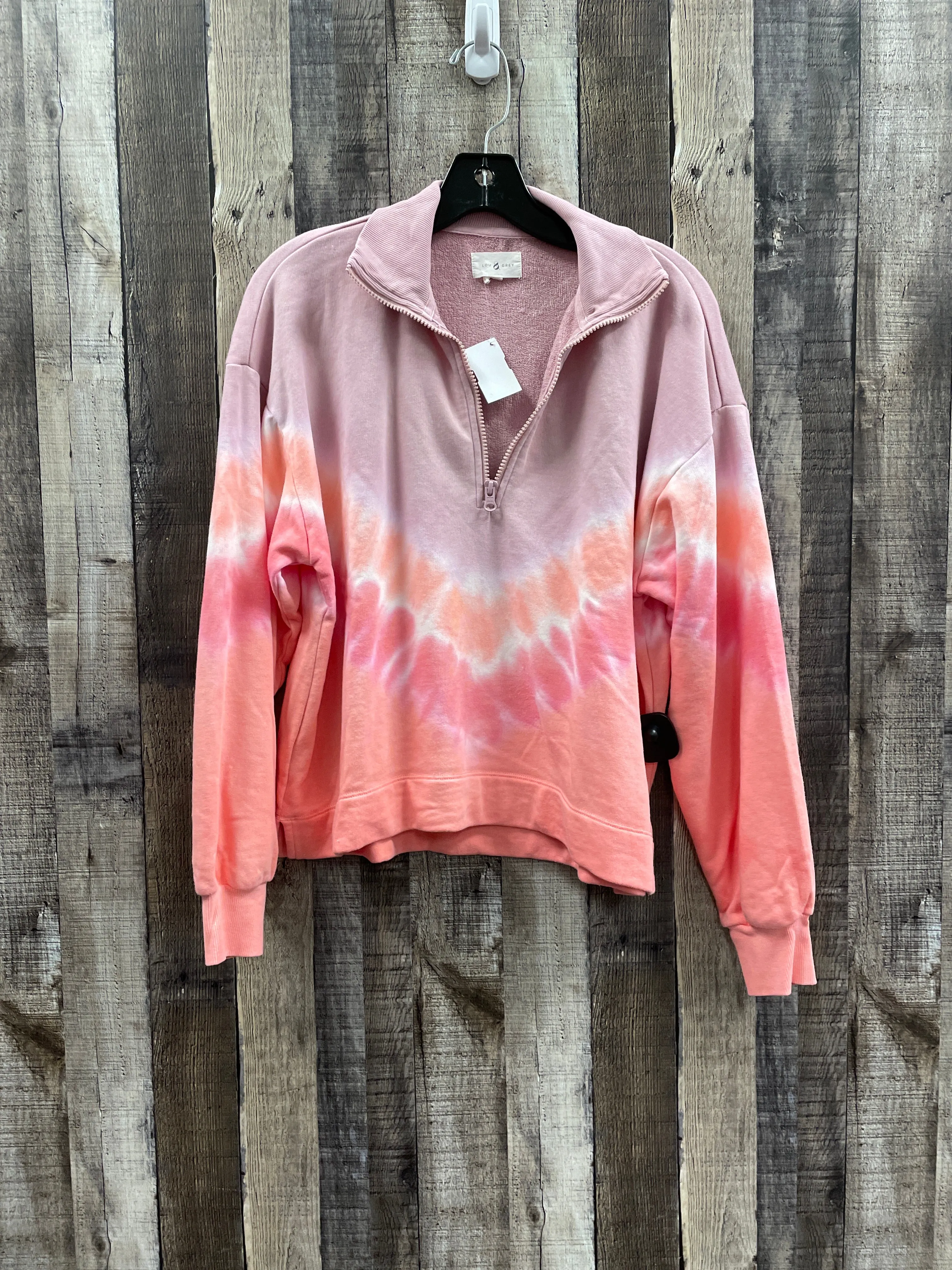 Top Long Sleeve By Lou And Grey In Tie Dye Print, Size: S