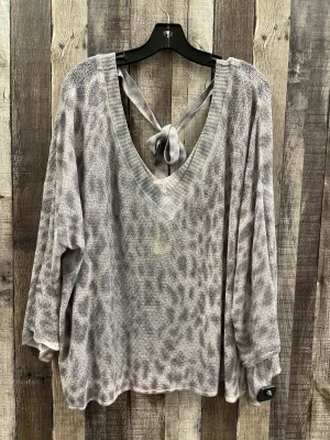 Top Long Sleeve By Pol In Tie Dye Print, Size: L