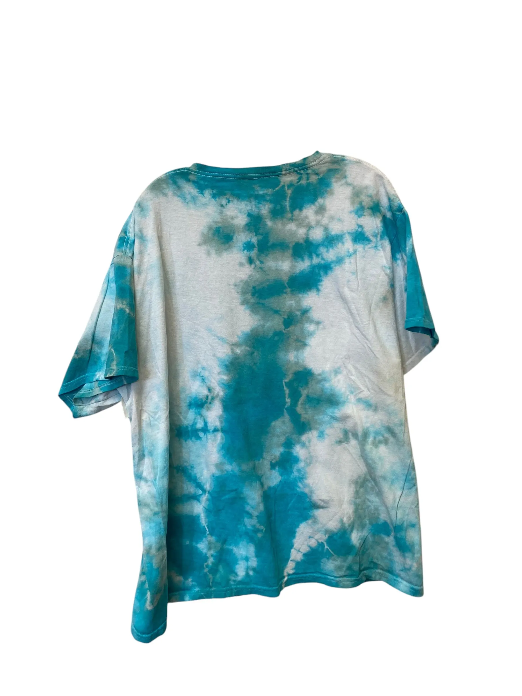Top Short Sleeve By Clothes Mentor In Tie Dye Print, Size: 2x