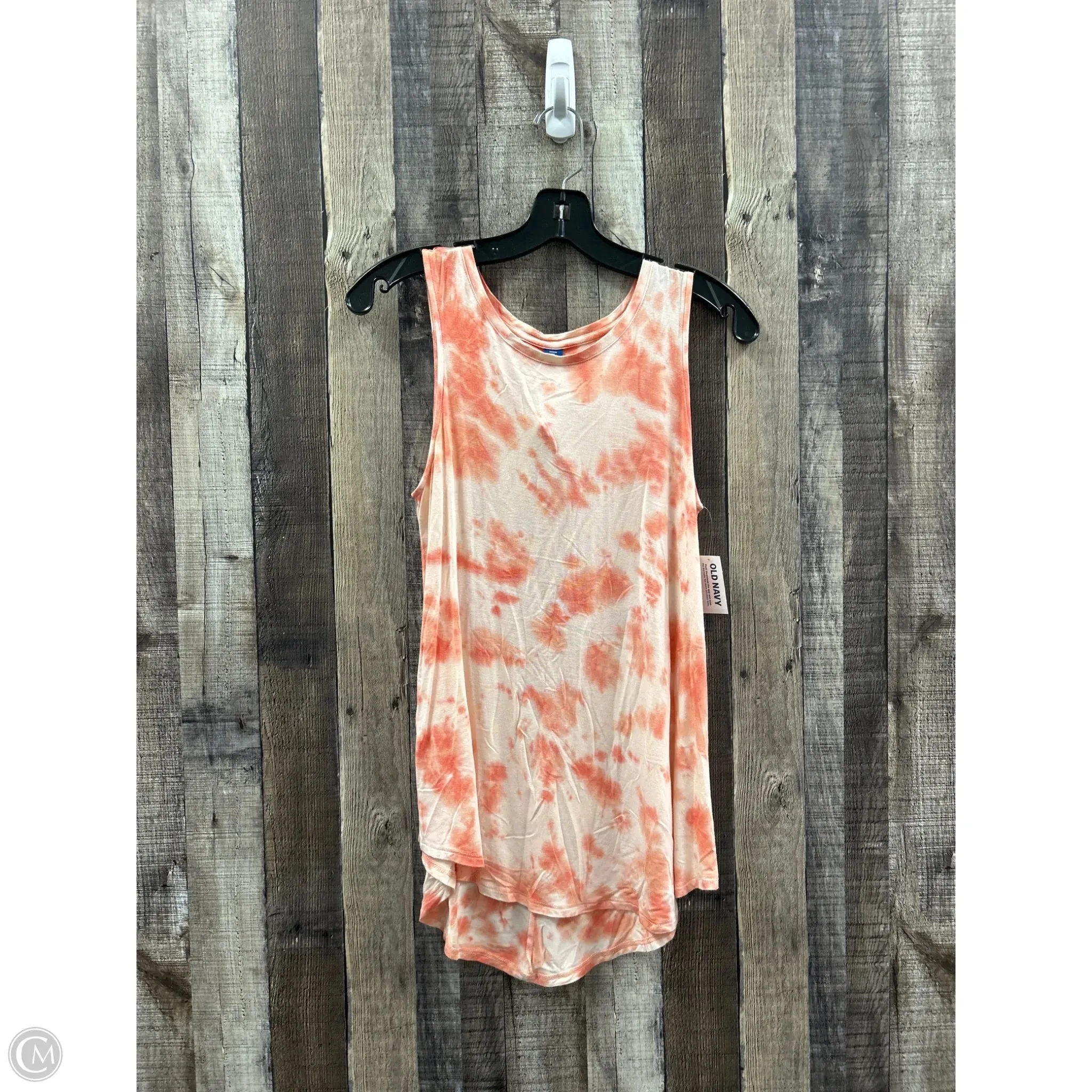 Top Sleeveless By Old Navy In Tie Dye Print, Size: Xs