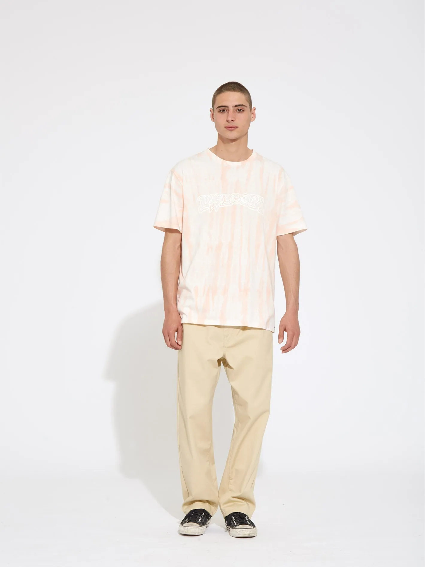 Trippin Dye T-shirt - PEACH BUD
