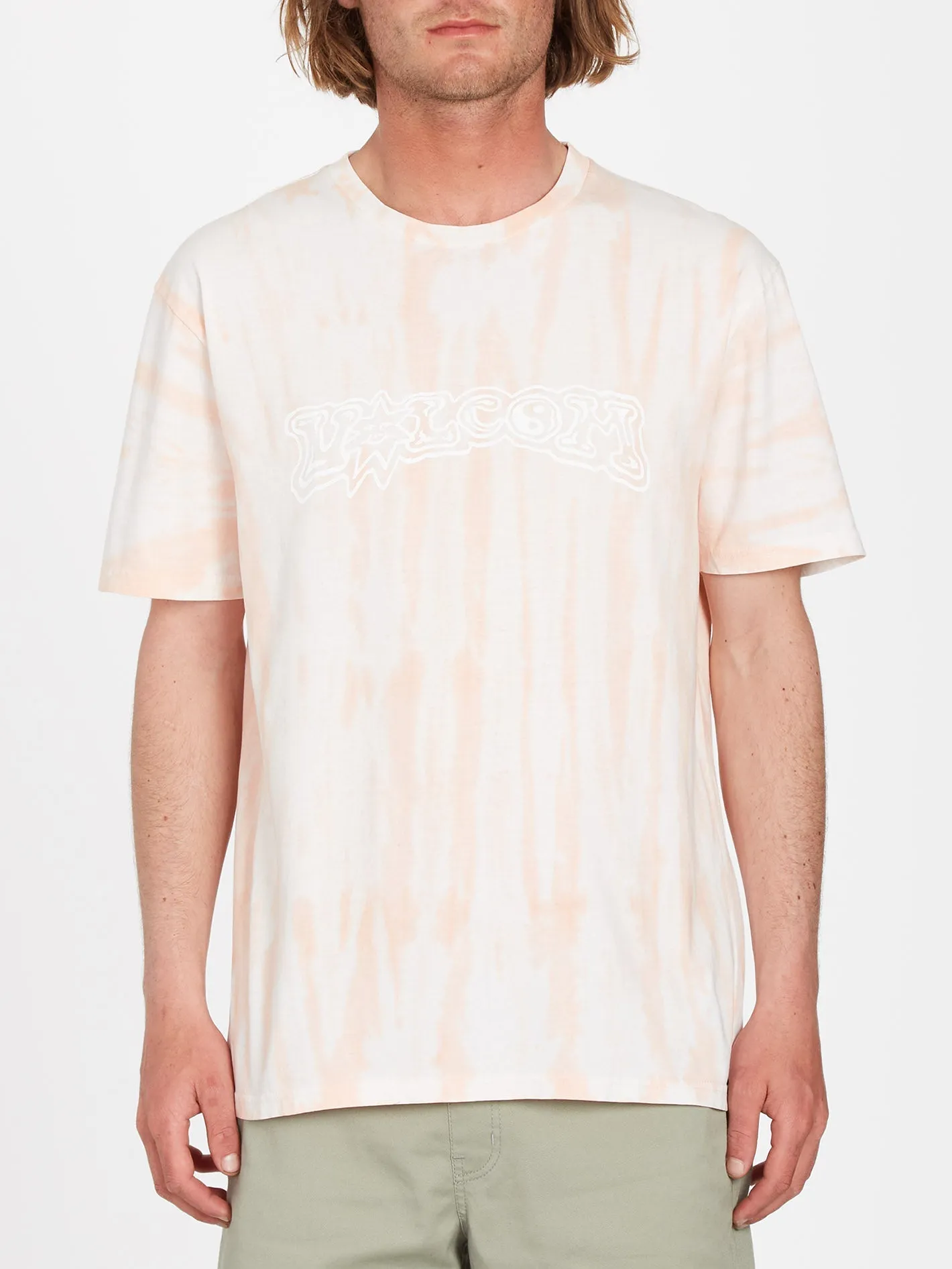 Trippin Dye T-shirt - PEACH BUD