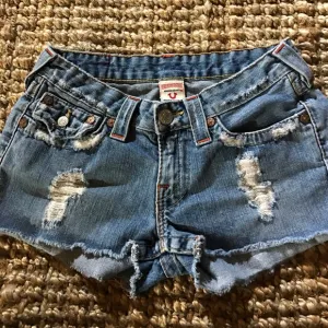 True Religion Daisy Distressed Shorts 27