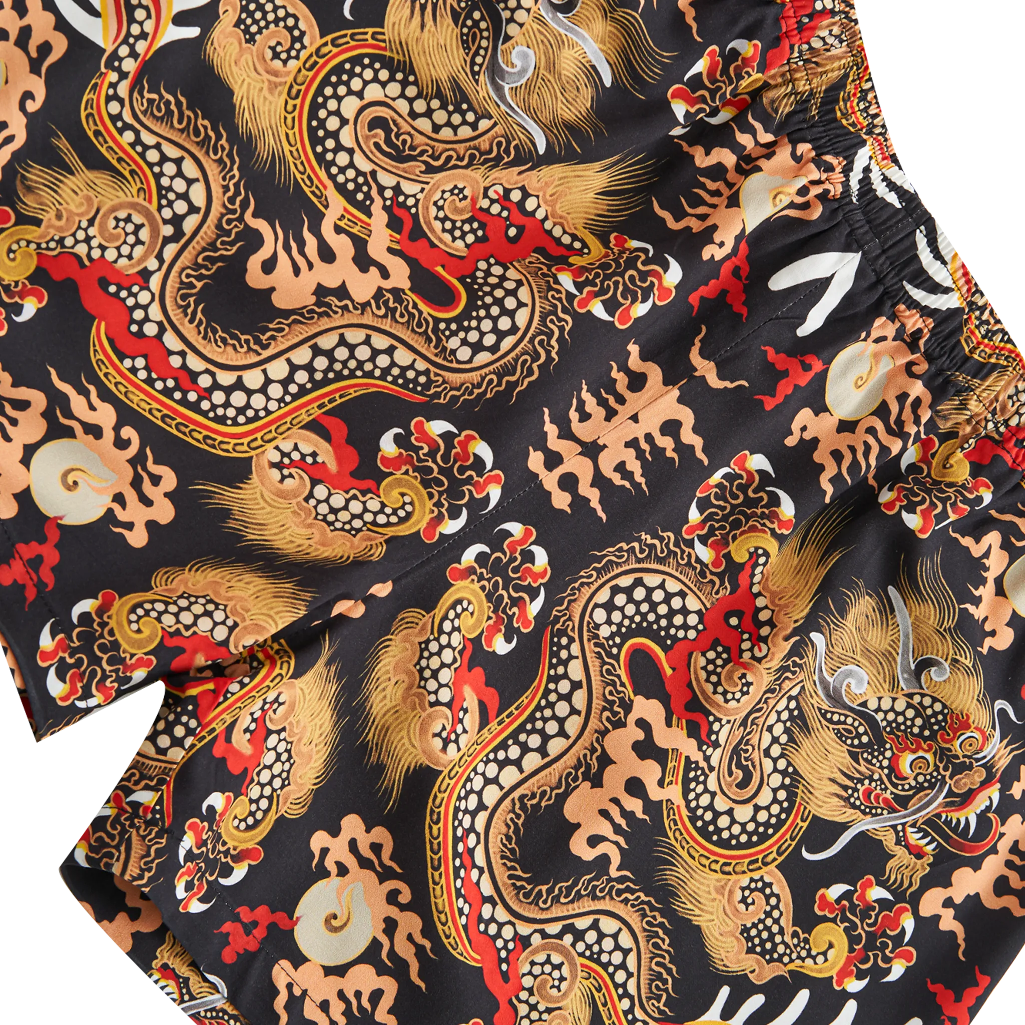 [UNISEX] TOMAS TOMAS X LOCO MOSQUITO 108 DRAGONS BLACK SHORTS