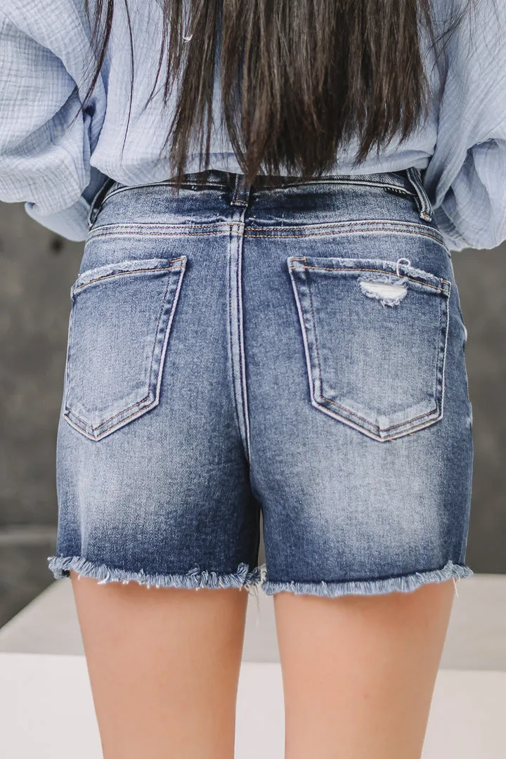 Urban Fray Distressed Denim Shorts
