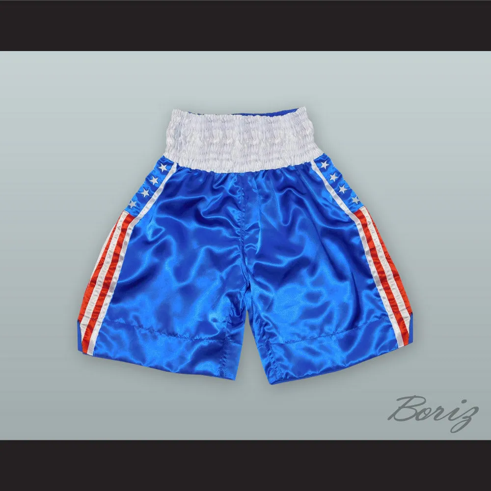USA United States of America Blue Boxing Shorts