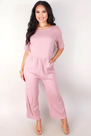 V-BACK JUMPSUIT