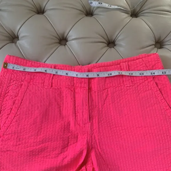 🐳Vineyard Vines Women’s 3 1/2 Everyday Shorts Seersucker Bright Pink Size 2🐳