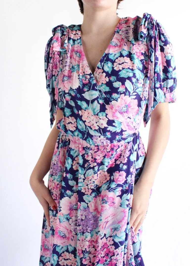 Vintage Floral Dress D0126