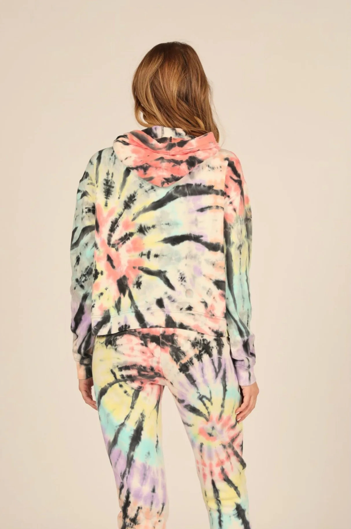 Vintage Havana Tie Dye Burnout Hoody