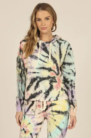 Vintage Havana Tie Dye Burnout Hoody