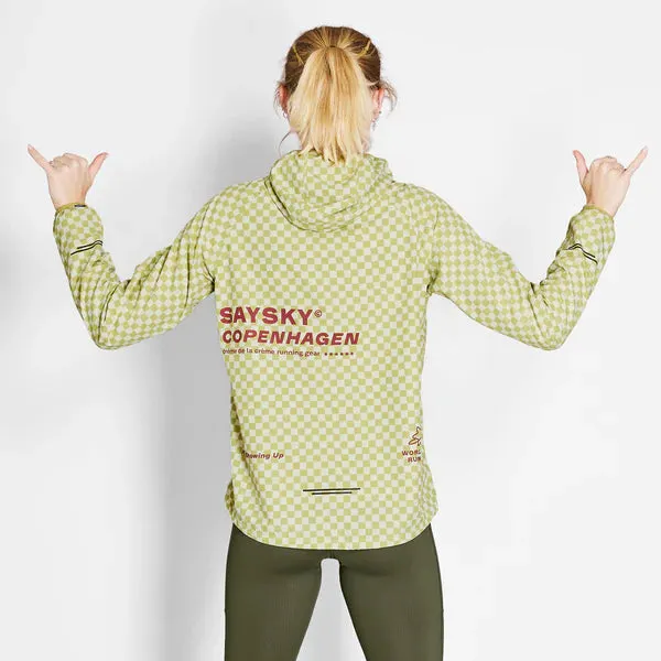 W Checker Pace Jacket | Green