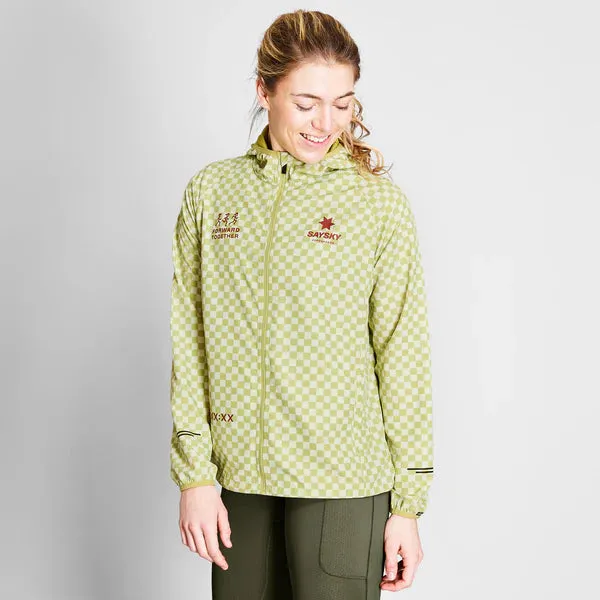 W Checker Pace Jacket | Green