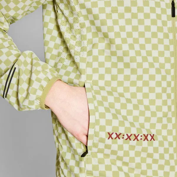 W Checker Pace Jacket | Green