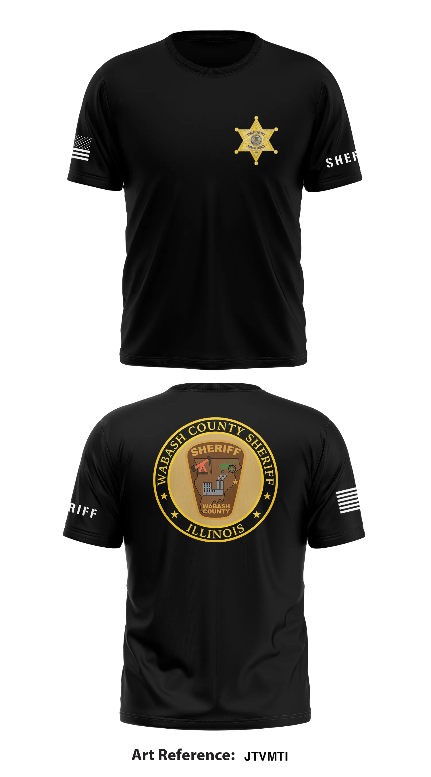 Wabash County Sheriff's Office  Store 1 Core Men's SS Performance Tee - JTVMTi