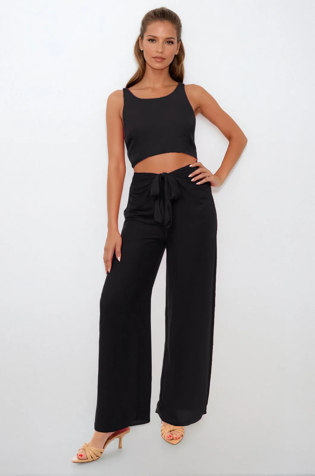 Waist Cut Out Jumpsuit