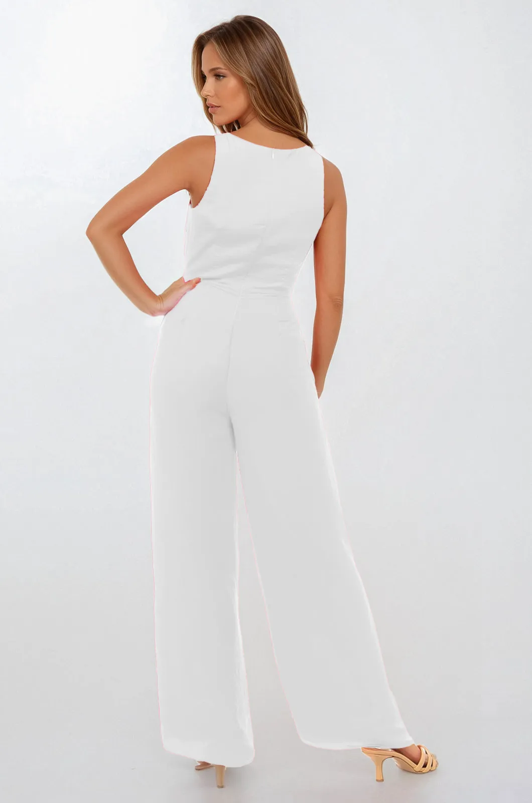 Waist Cut Out Jumpsuit