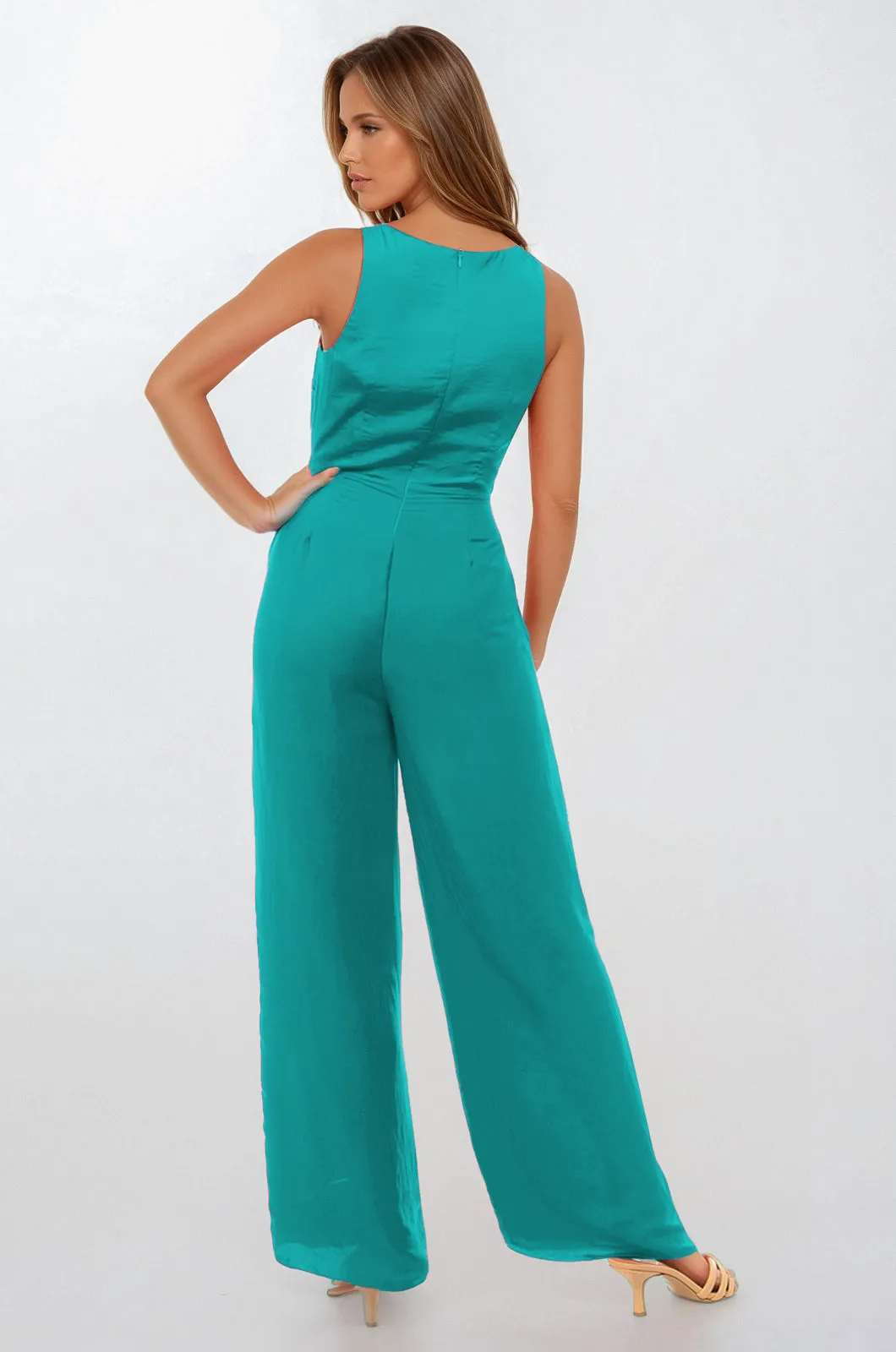 Waist Cut Out Jumpsuit