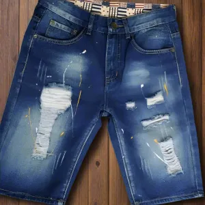 Warren Stylish Distressed Denim Shorts