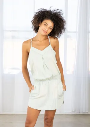 Washed Denim Mini Dress