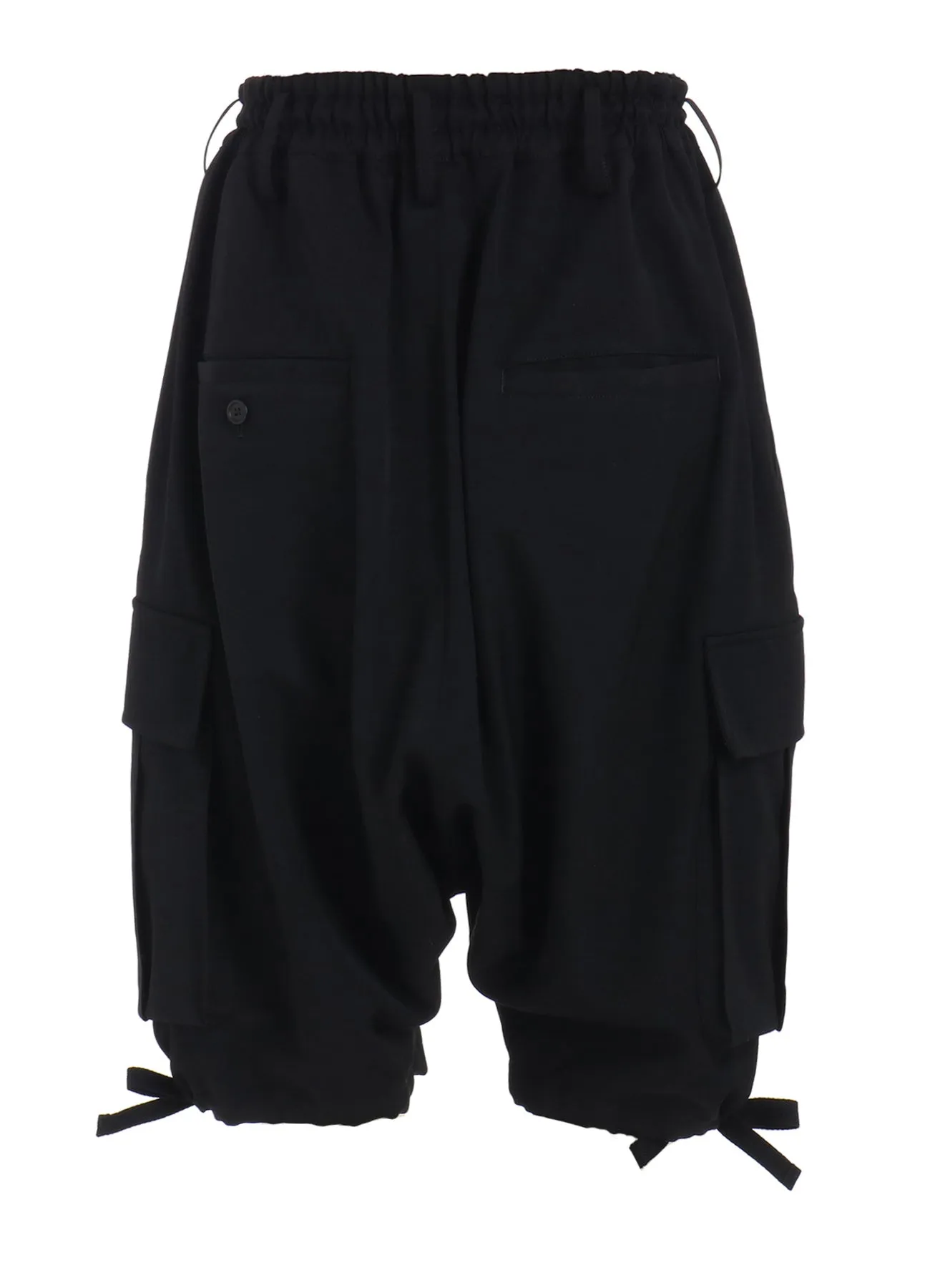 WASHER WOOL GABARDINE SARUEL CARGO SHORTS