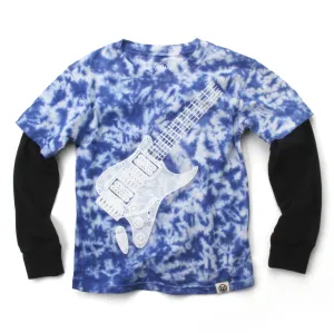 Wes & Willy Tie Dye Guitar 2 in 1 Long Sleeve Tee