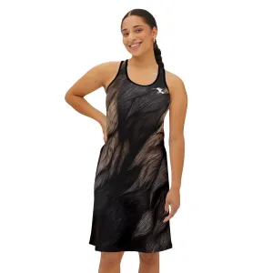 Wolf Fur Spear Racerback Dress
