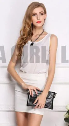 Women Clothes Chiffon Vest Sleeveless Tops Causal t shirt Women Vest tops 16 colors Vest Fashion
