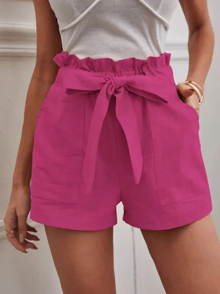 Women's Cotton Drawstring Shorts