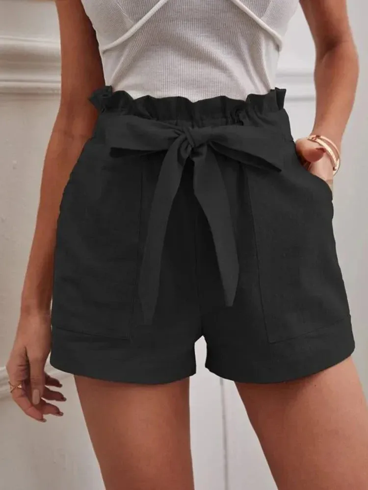 Women's Cotton Drawstring Shorts