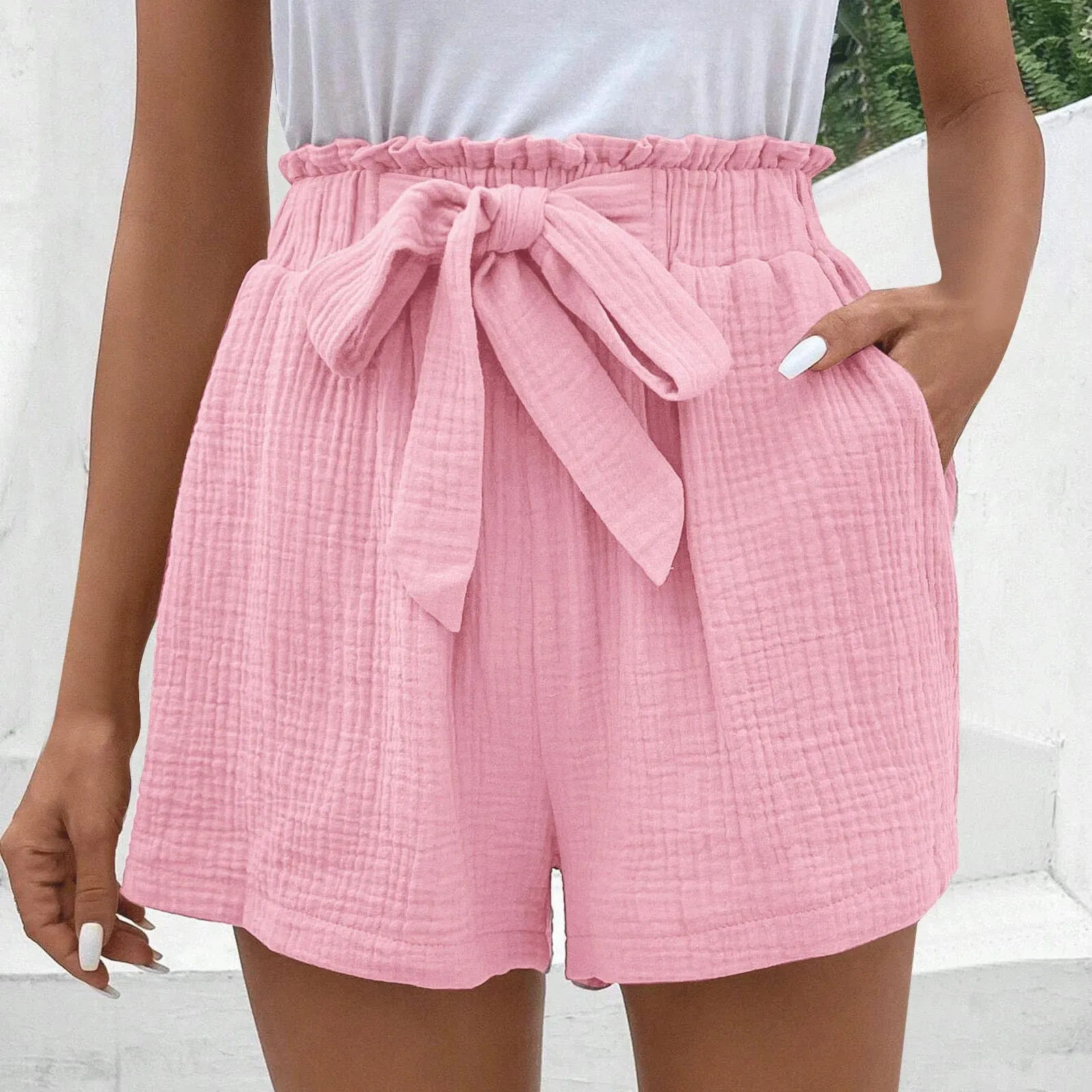 Women's Cotton Drawstring Shorts