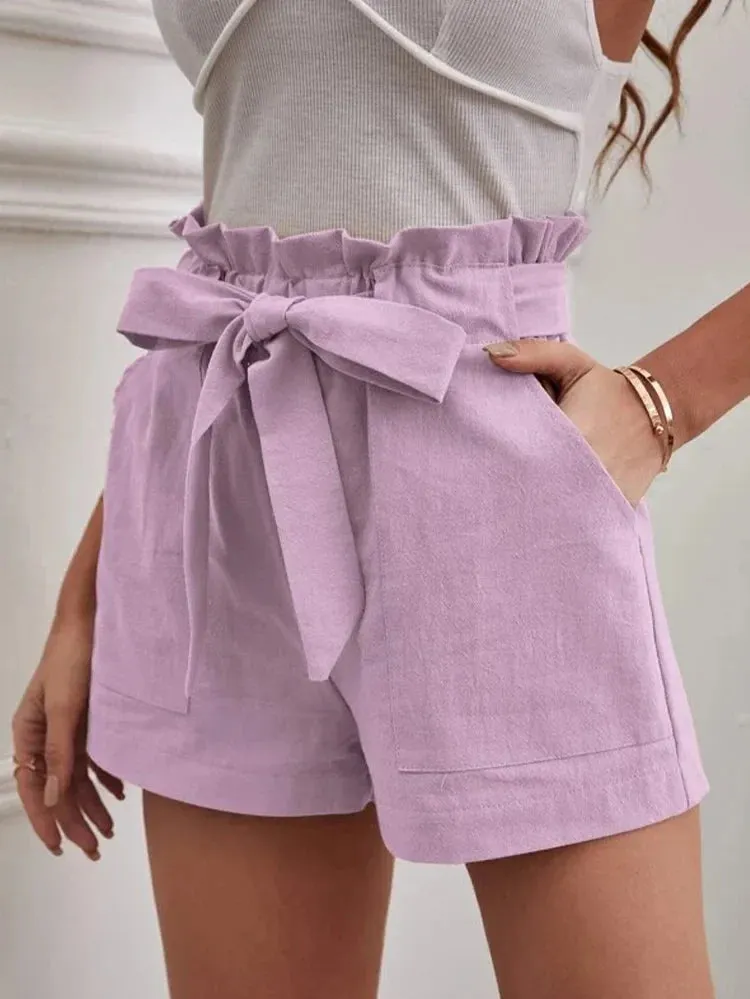 Women's Cotton Drawstring Shorts