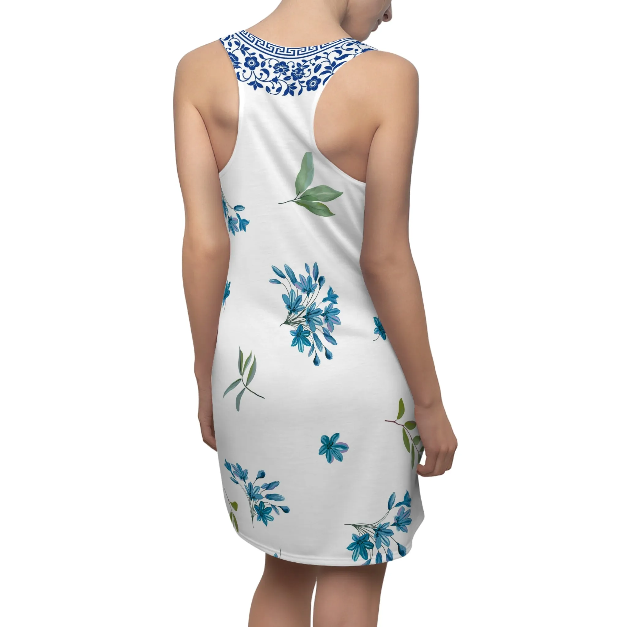 Women's Cut & Sew Racerback Dress (AOP)