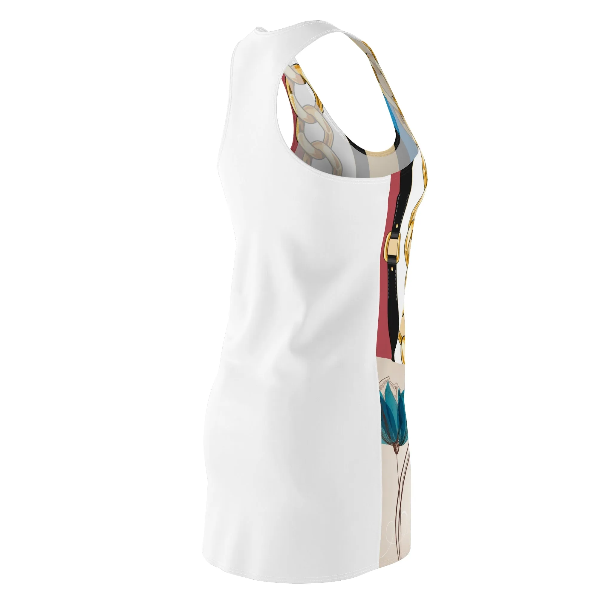 Women's Cut & Sew Racerback Dress (AOP)
