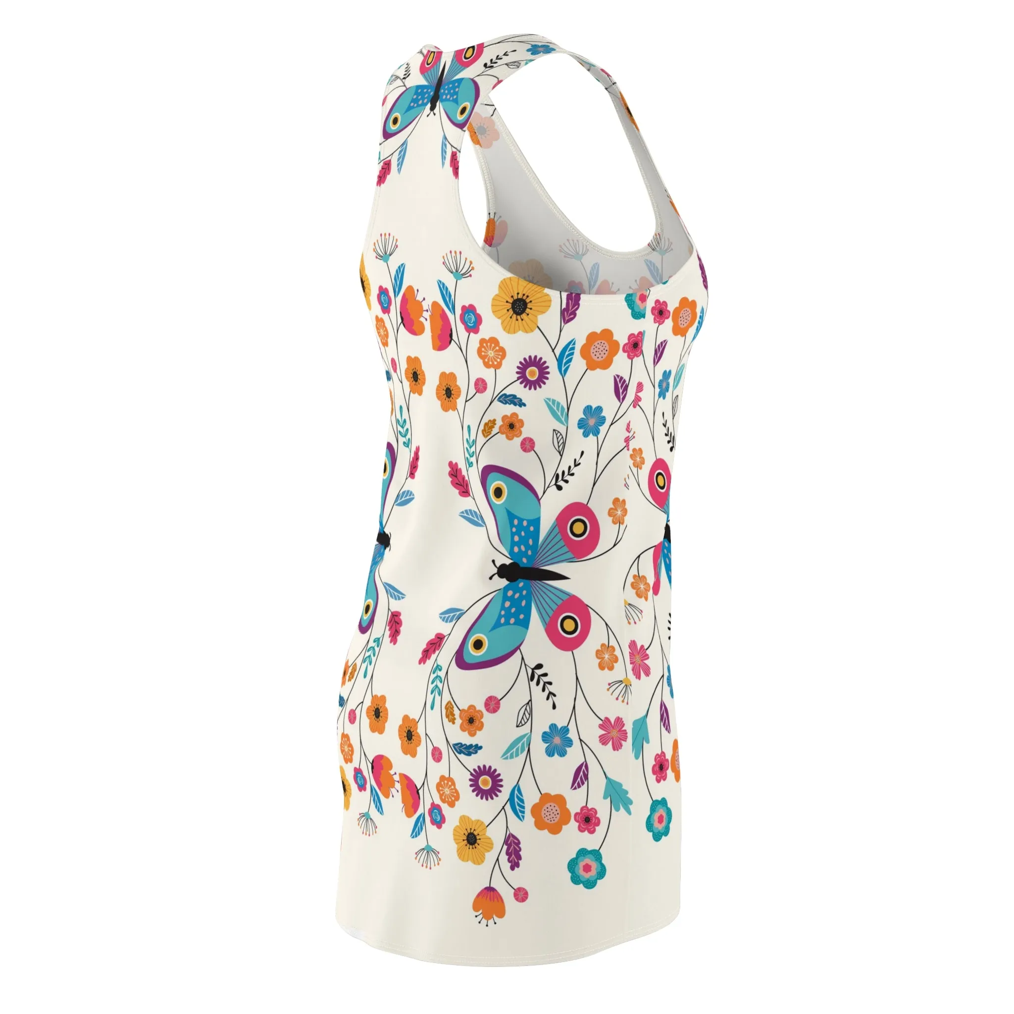 Women's Cut & Sew Racerback Dress (AOP)