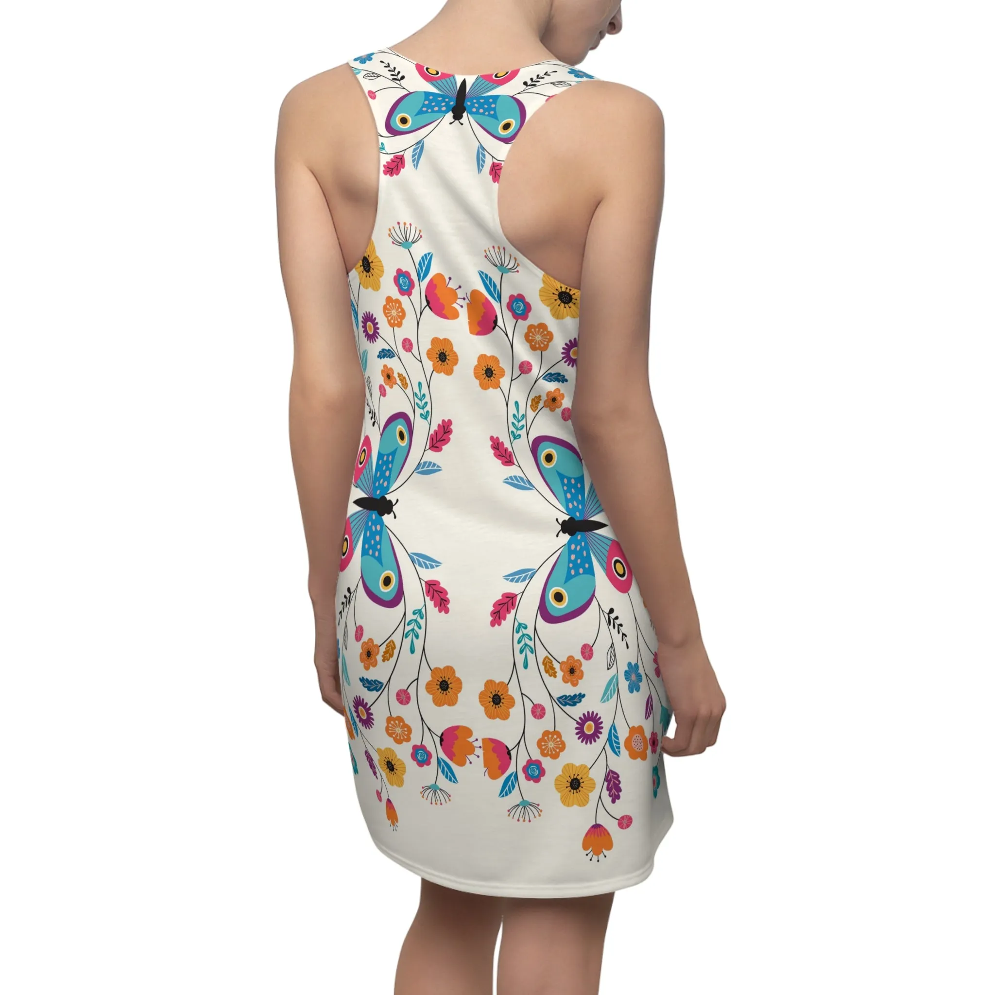 Women's Cut & Sew Racerback Dress (AOP)