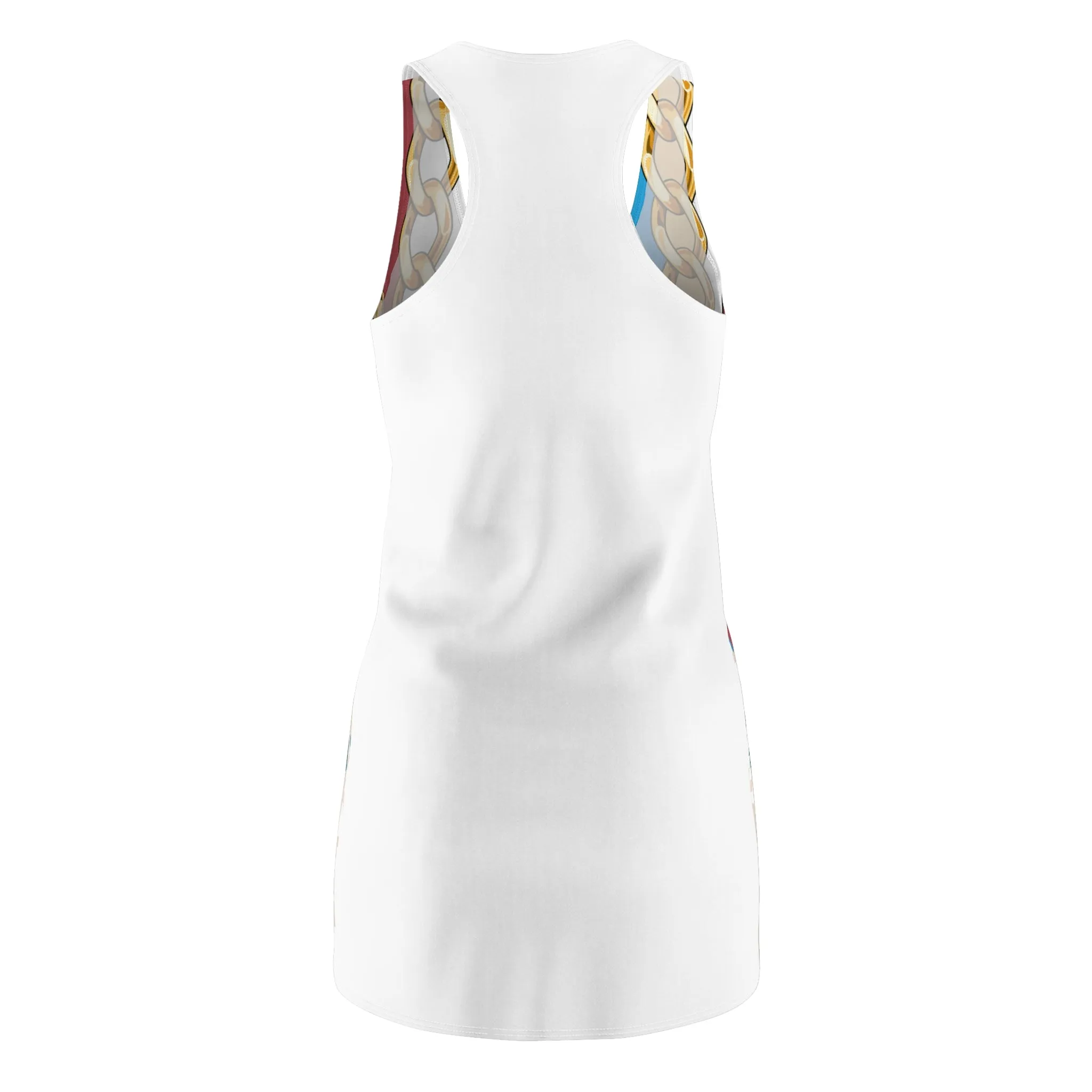 Women's Cut & Sew Racerback Dress (AOP)