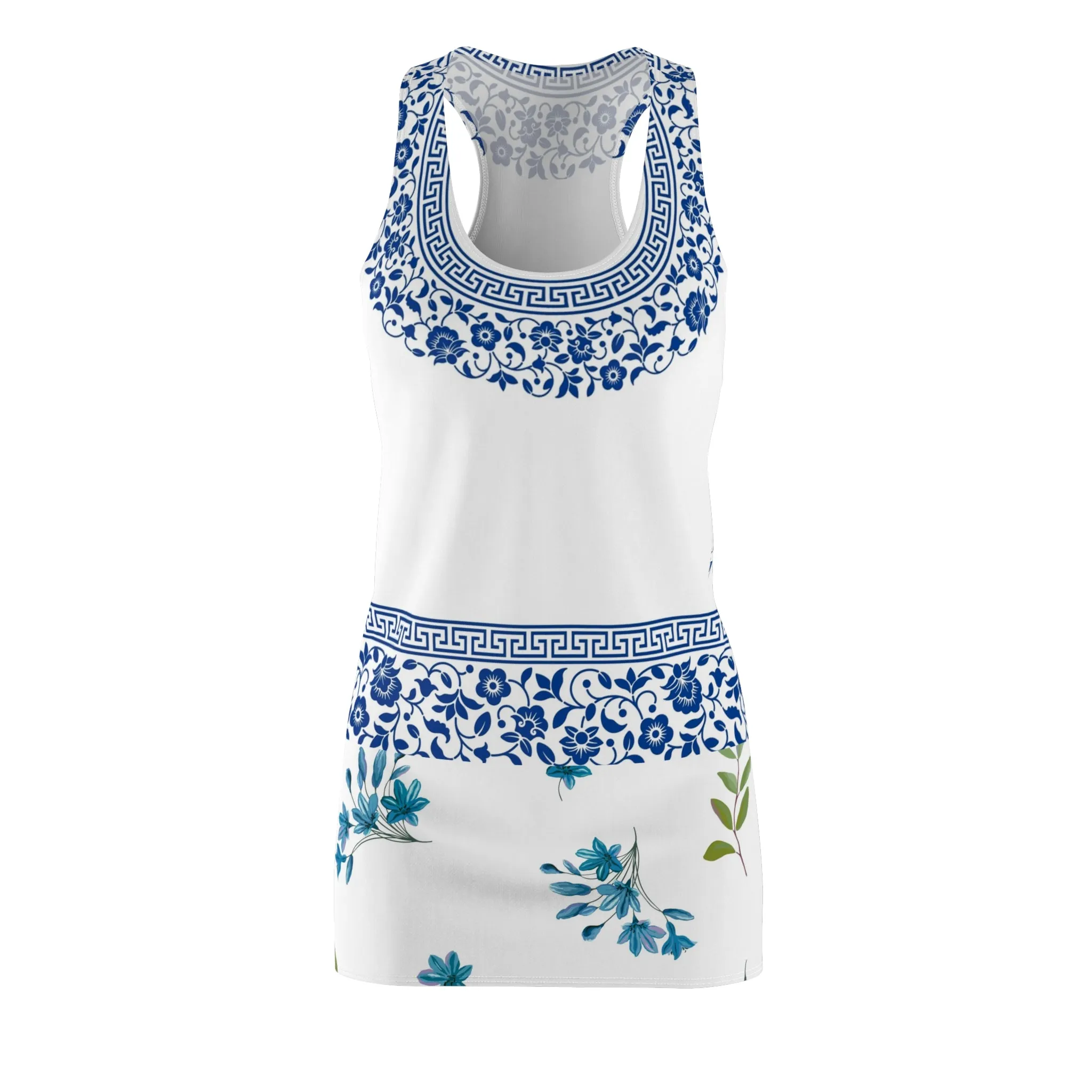 Women's Cut & Sew Racerback Dress (AOP)
