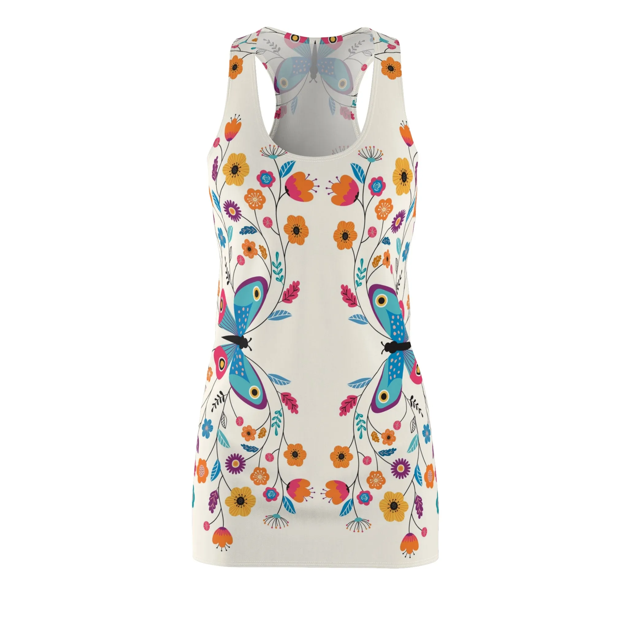 Women's Cut & Sew Racerback Dress (AOP)